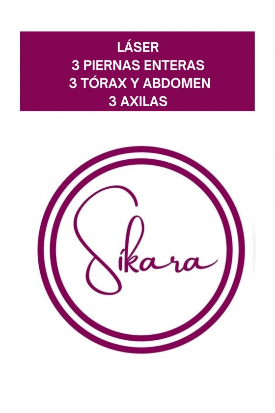 LÁSER 3 SESIONES P.ENTERAS...