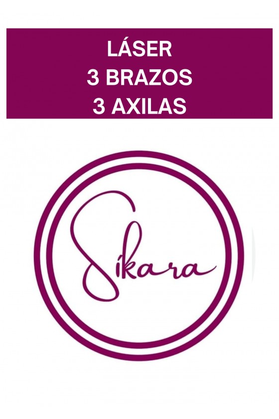 LÁSER 3 SESIONES BRAZOS + 3...